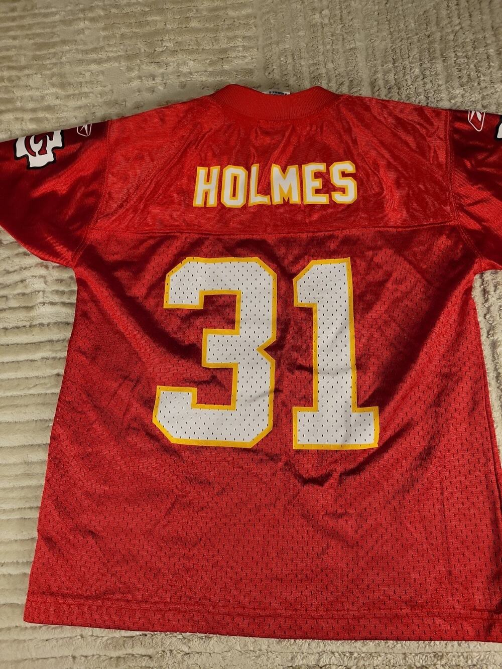 Priest Holmes Kansas City Chiefs Football Jersey Medium 5-6 Boys kids Children